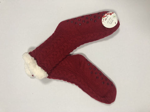 Non-slip padded lazy socks
