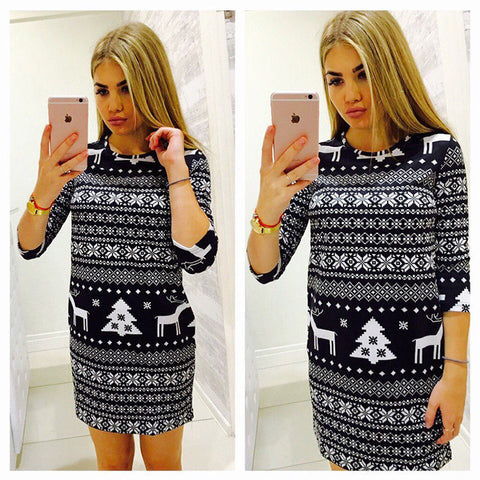 Christmas Sweater Women Christmas Deer Warm