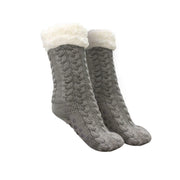 Non-slip padded lazy socks