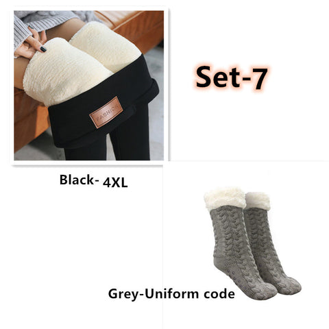 Non-slip padded lazy socks