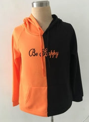 Christmas menswear smiley print hoodie jumper