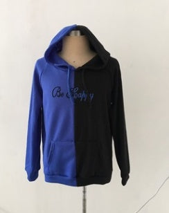 Christmas menswear smiley print hoodie jumper
