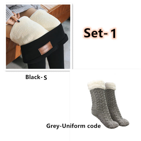 Non-slip padded lazy socks