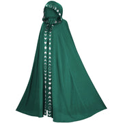 Hooded Cloak Medieval Renaissance 5 Color Printed Cloak