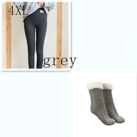 Non-slip padded lazy socks
