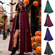 Hooded Cloak Medieval Renaissance 5 Color Printed Cloak