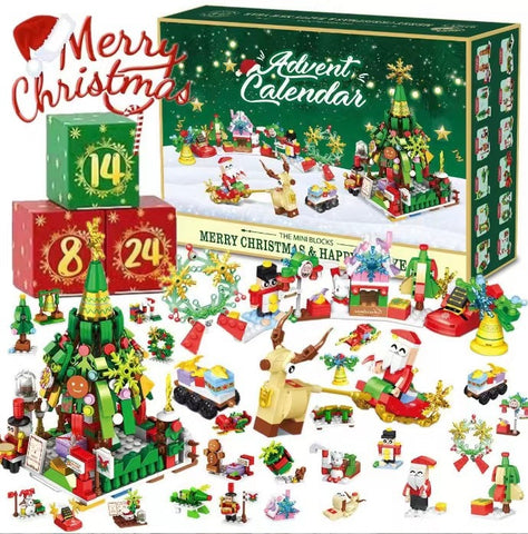 Christmas Building Block Toy Halloween Gift Box