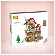 Household Fashion And Personality Wooden House Building Blocks