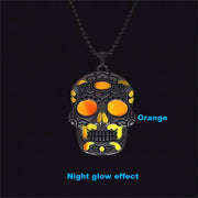 Halloween Luminous Skull Necklace