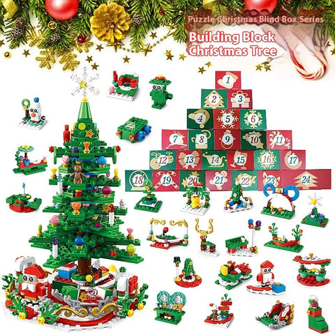 Christmas Building Block Toy Halloween Gift Box