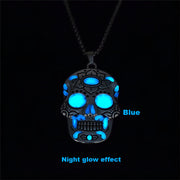 Halloween Luminous Skull Necklace